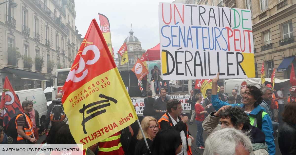 Sncf La R Forme Arrive Au S Nat Pas La Fin Du Combat Pour Les Cheminots