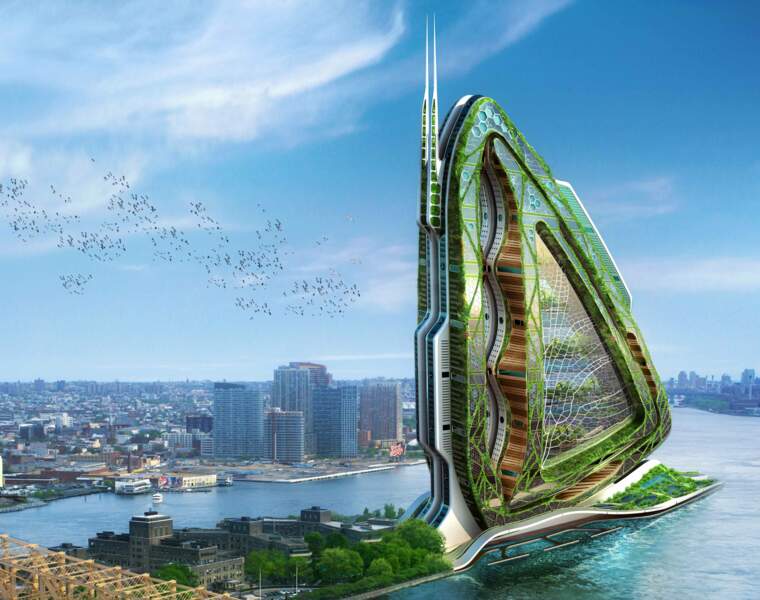 Villes du futur spectaculaires écolos innovantes projets pour Capital