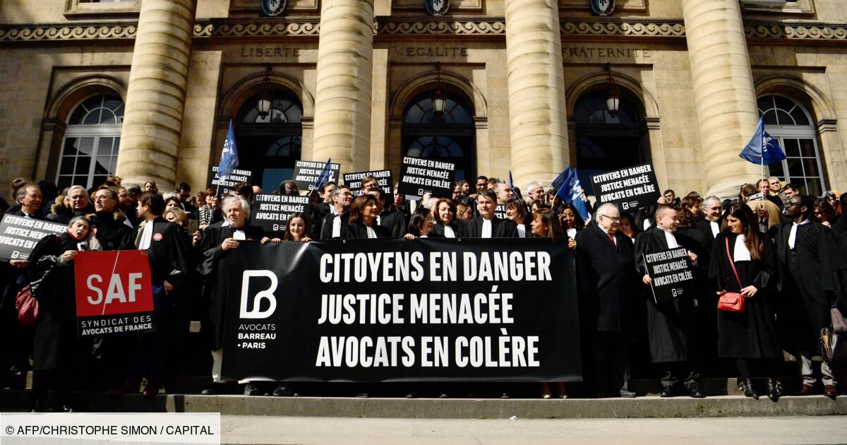 Journée "justice morte" des avocats les tribunaux au ralenti Capital.fr