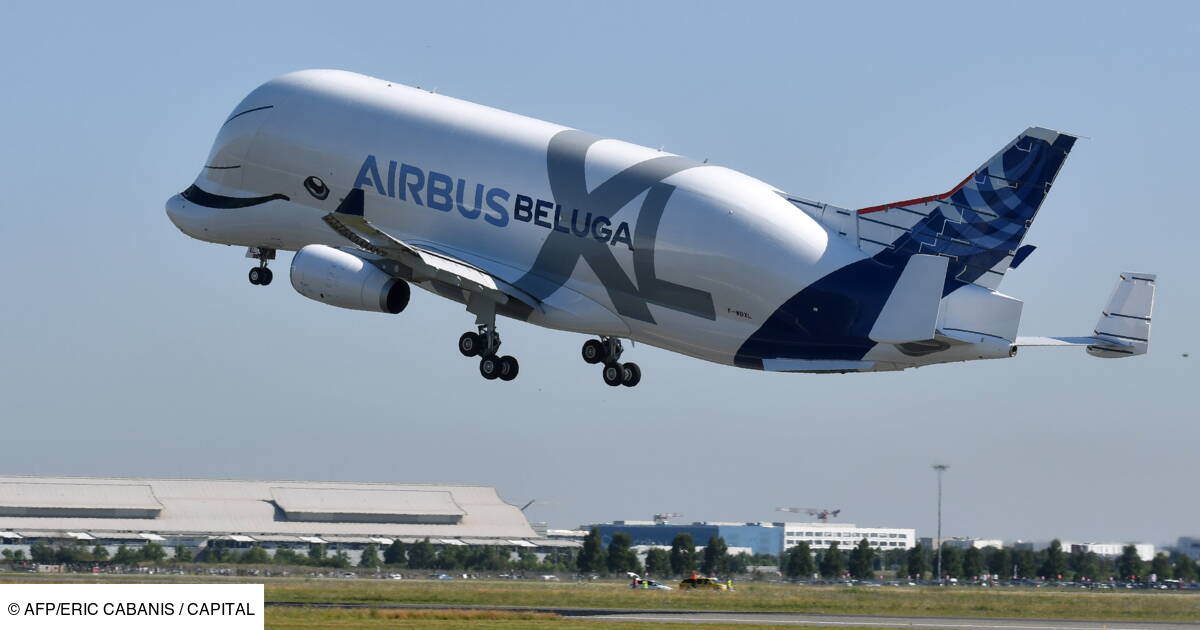 Premier Vol Du Beluga Xl Le Geant De La Famille Airbus Capital Fr