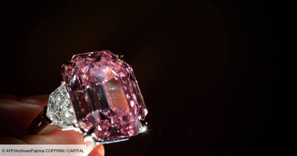 Despertar Bebida Comparable Ce diamant rose a été adjugé à un prix record - Capital.fr