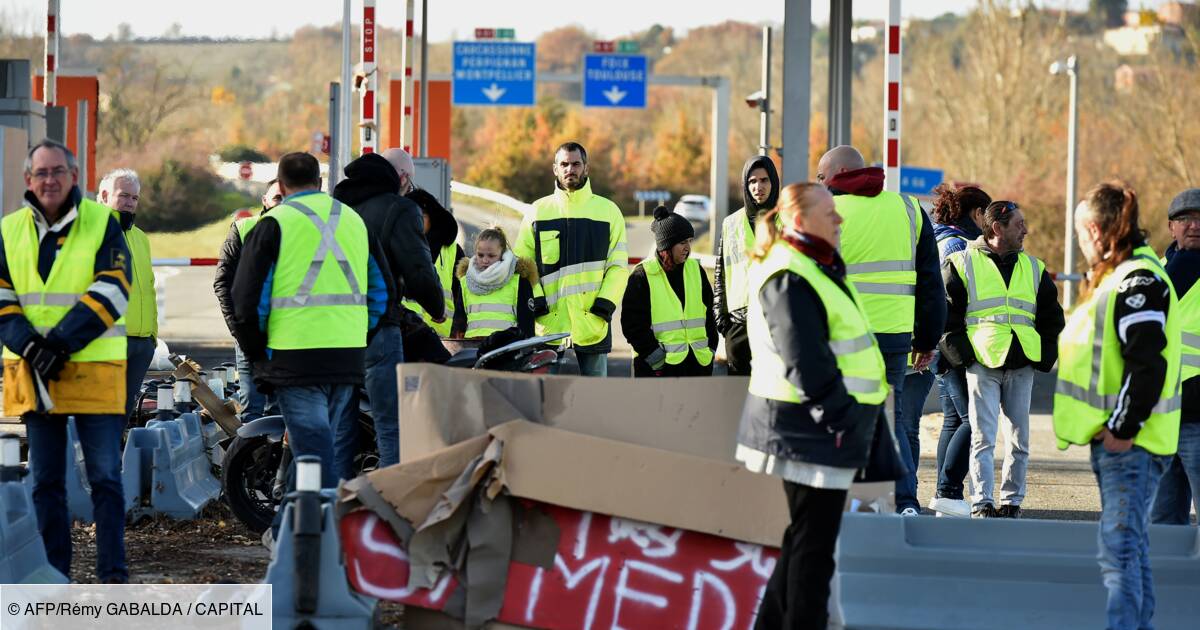 Gilets jaunes: nombreux blocages sur les routes et autoroutes en France -  Capital.fr