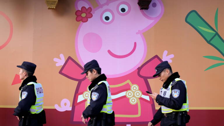 En Chine Peppa Pig Superstar Pour L Annee Du Cochon Capital Fr