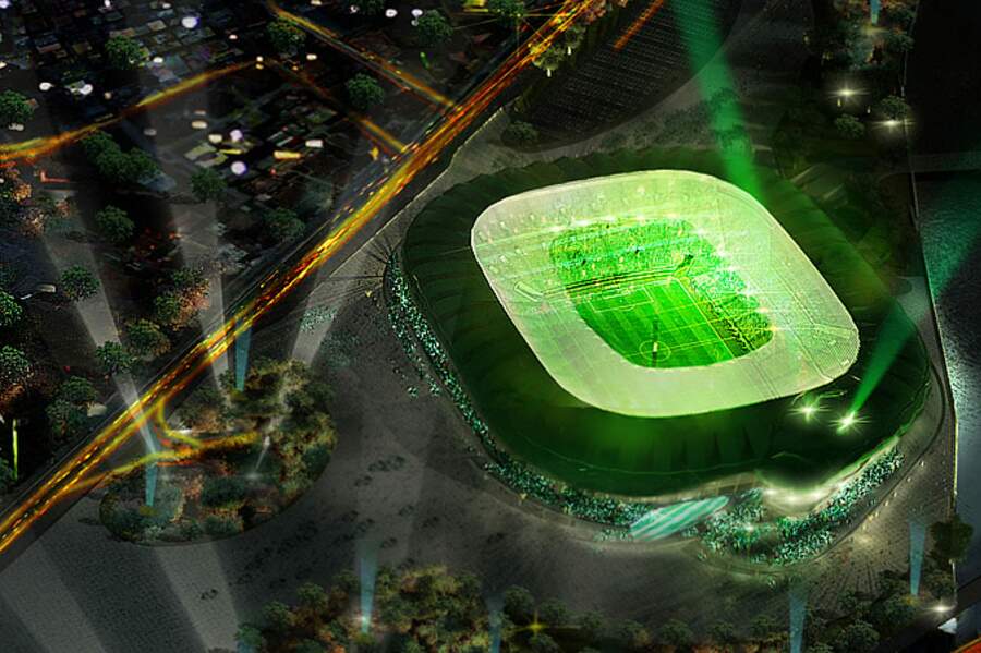 Форма стадиона имеет форму. Стадион крокодил в Турции. Бурсаспор ФК стадион. Тимса-Арена. Timsah Arena ночной.