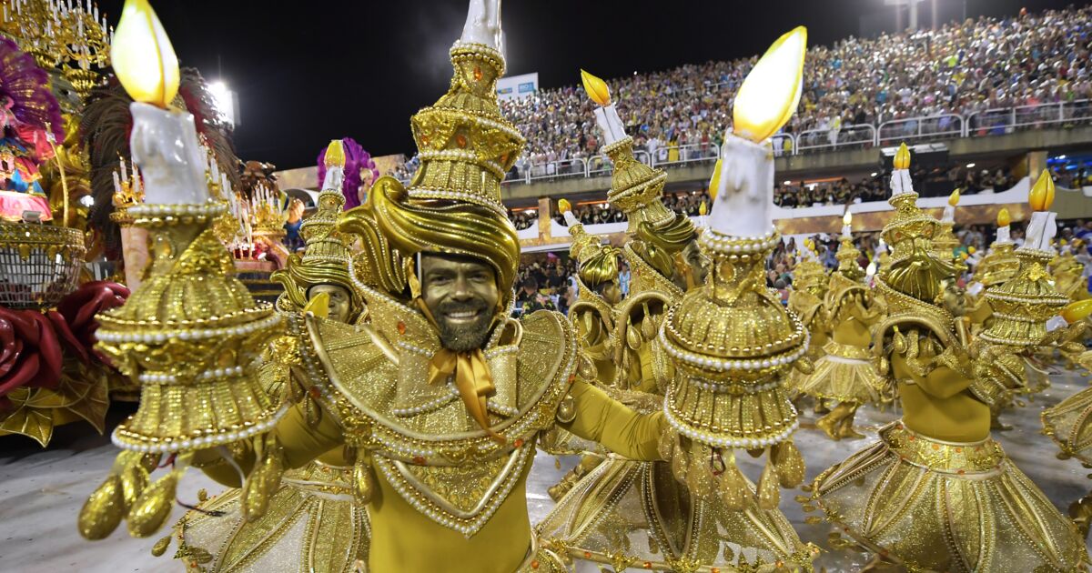 Coiffe en plumes carnaval brésilien : Accessoires samba