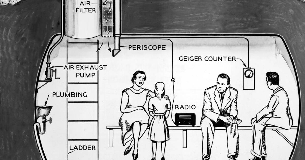Un abri antiatomique au fond de
