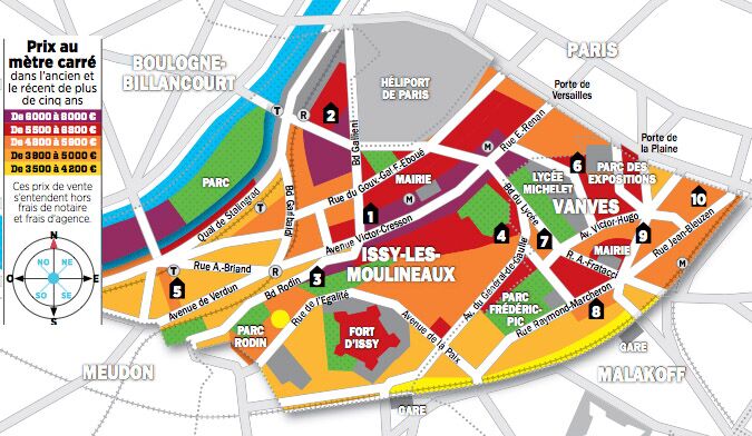 plan de issy les moulineaux