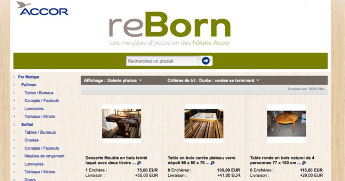 Accor Ses Hôtels Écoule Ebay De Meubles Sur Les A54RqLcS3j