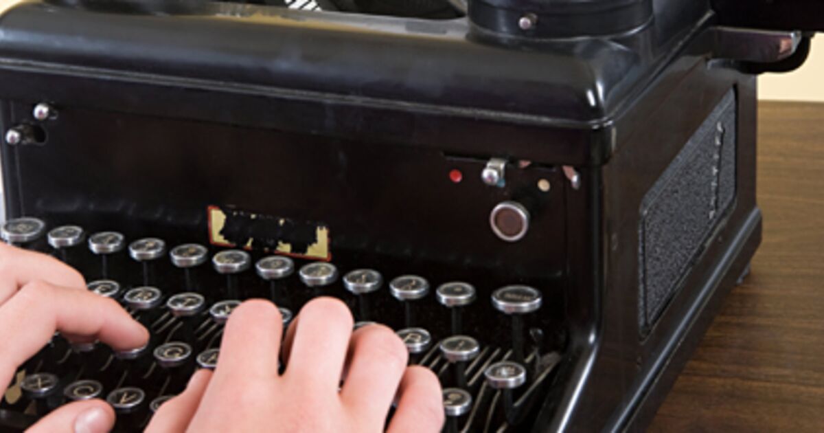 Les machines à écrire n'ont pas dit leur dernier mot