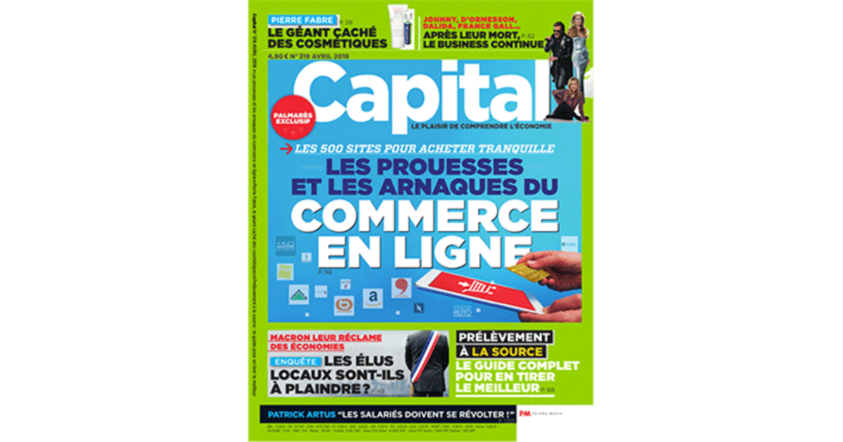 Vos magazines Capital, chez votre marchand de journaux ce moisci