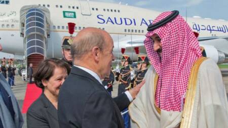 Le prince héritier saoudien est arrivé en France