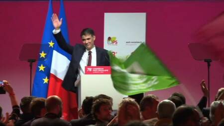 Premier discours d'O. Faure en tant que premier secrétaire du PS