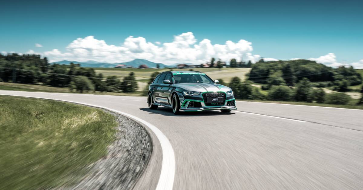 Cette Audi RS6-E est plus puissante que les Bugatti Veyron et Porsche 918 Spyder
