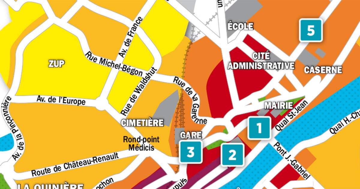 Immobilier à Blois la carte des