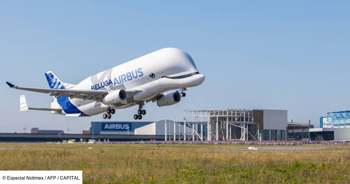 Le Beluga Xl D Airbus Prend Son Envol Avec Une Impressionnante Cargaison Capital Fr