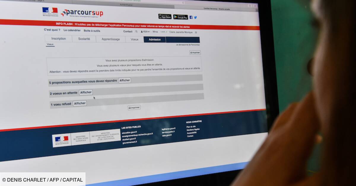 Parcoursup quelles sont les réponses que vous pouvez avoir ? Capital.fr