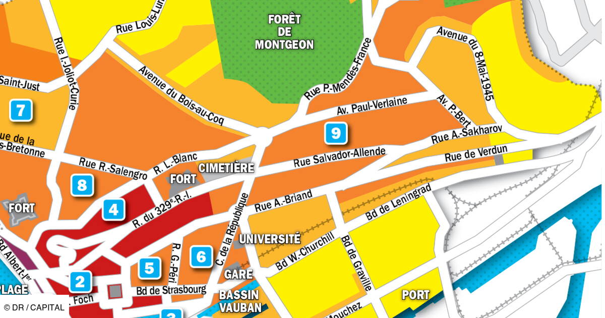 Immobilier Au Havre La Carte Des Prix 2019 Capital Fr