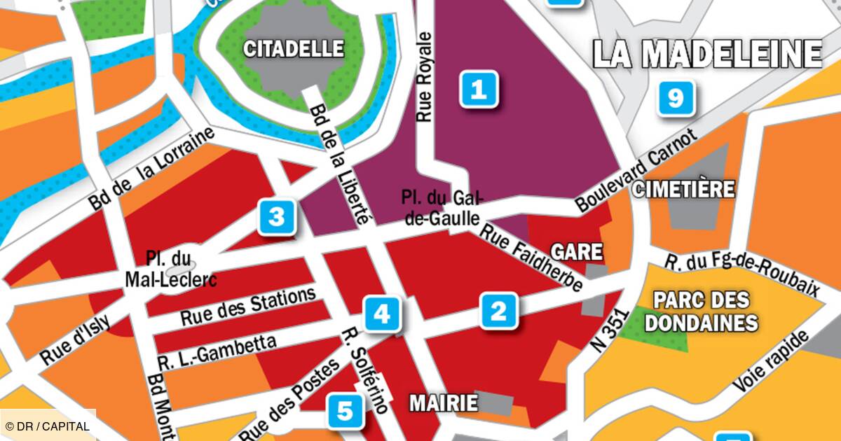 Immobilier A Lille La Carte Des Prix 2019 Capital Fr