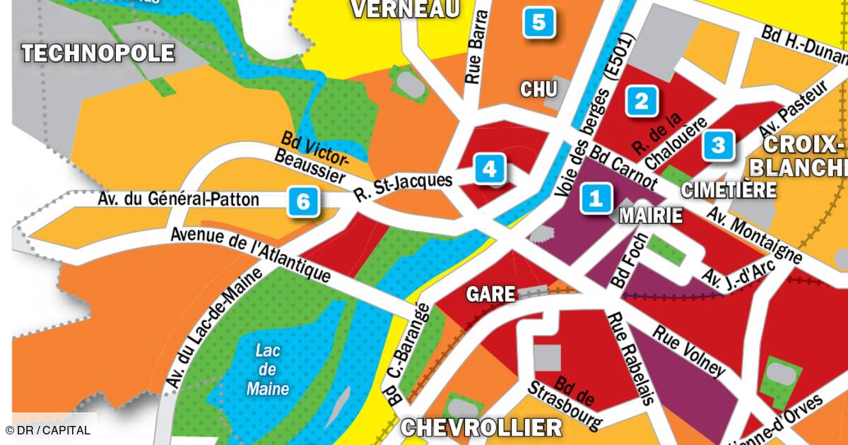 Immobilier A Angers La Carte Des Prix 2019 Capital Fr