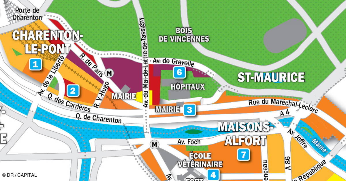Immobilier A Charenton Saint Maurice Maisons Alfort La Carte Des Prix 2019 Capital Fr