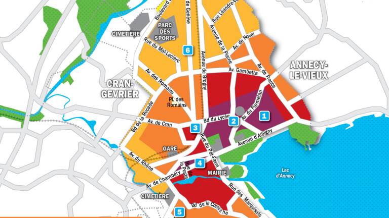 annecy sur carte Immobilier à Annecy : la carte des prix 2019   Capital.fr