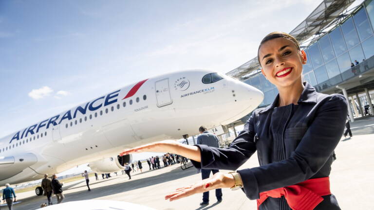 Air France Recoit Son Premier Airbus A350 900 Un Avion Econome Nouvelle Generation Capital Fr