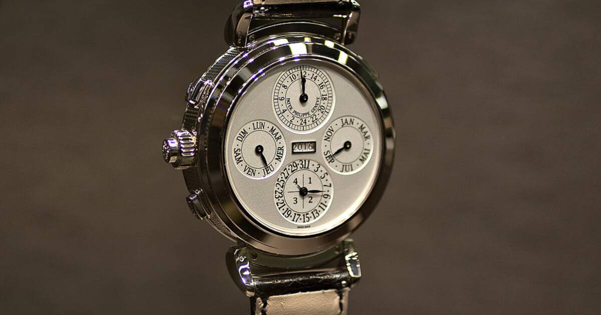 embrace member stride La montre la plus chère du monde a été vendue aux enchères en Suisse -  Capital.fr
