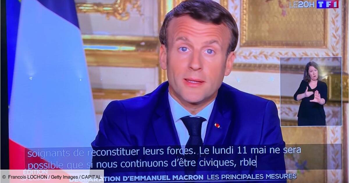 Lallocution dEmmanuel Macron bat le record daudience de la télé française Capital fr