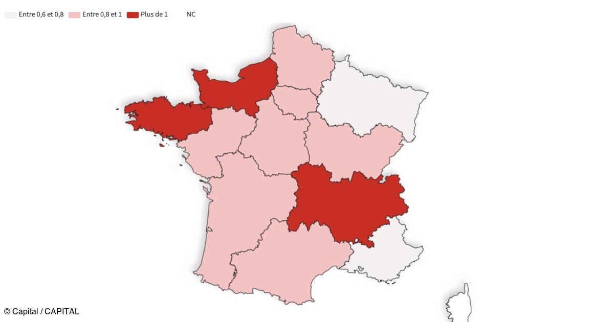 Taux De Reproduction Du Covid 19 Les Derniers Chiffres Region Par Region Capital Fr