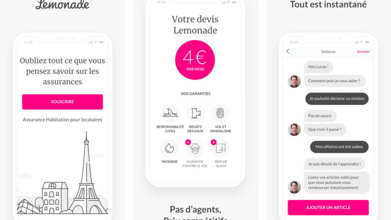 Logement L Ambitieuse Neoassurance Habitation Americaine Lemonade Debarque En France Capital Fr