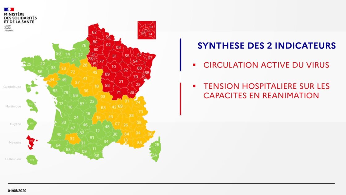 Déconfinement : la première carte de France par "zones ...