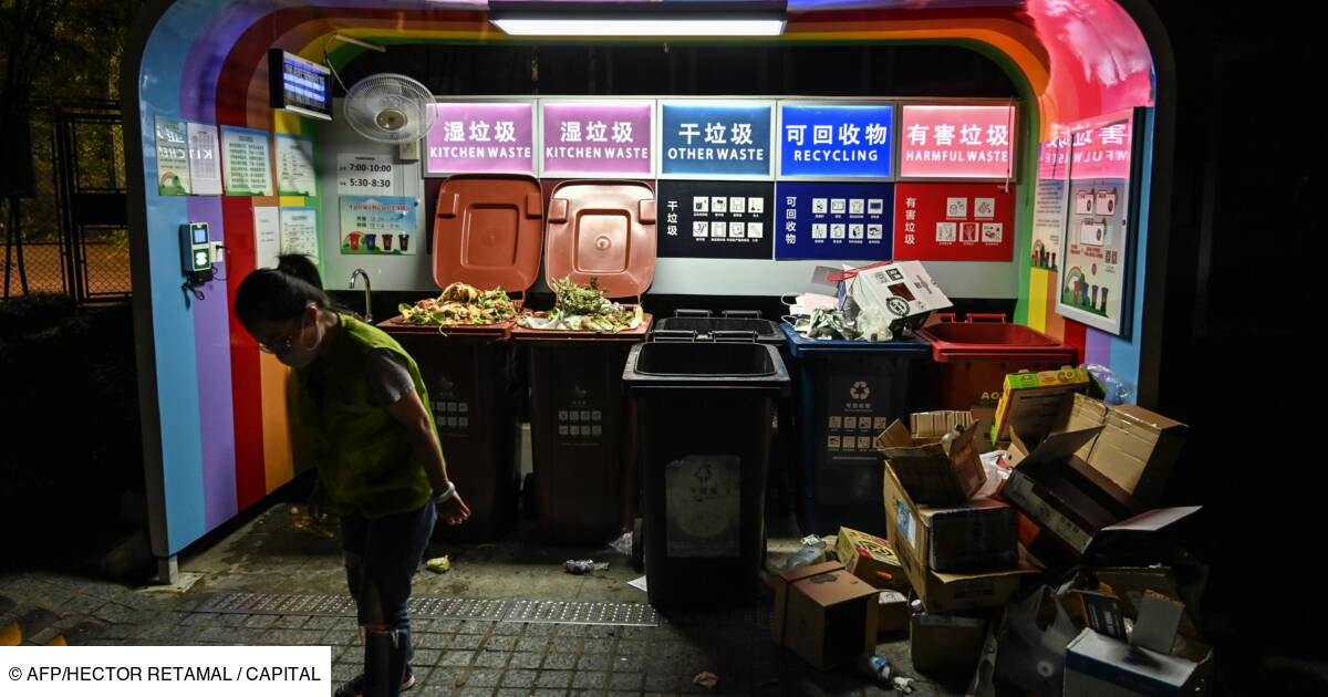 shanghai inaugure la bataille du tri des dechets en chine capital fr