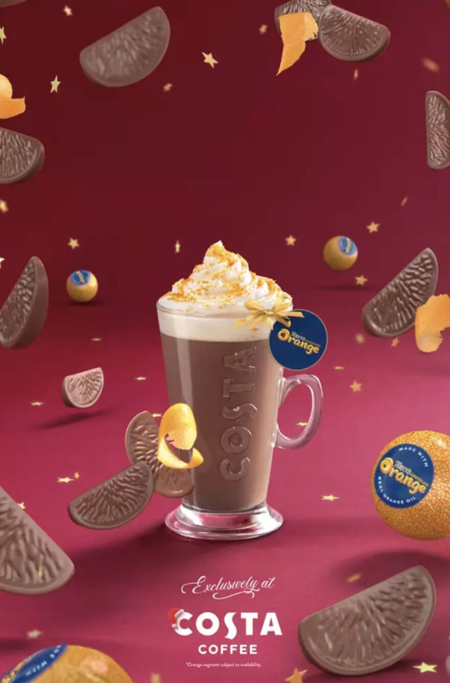 This year, Costa’s limited edition Christmas range will contain an