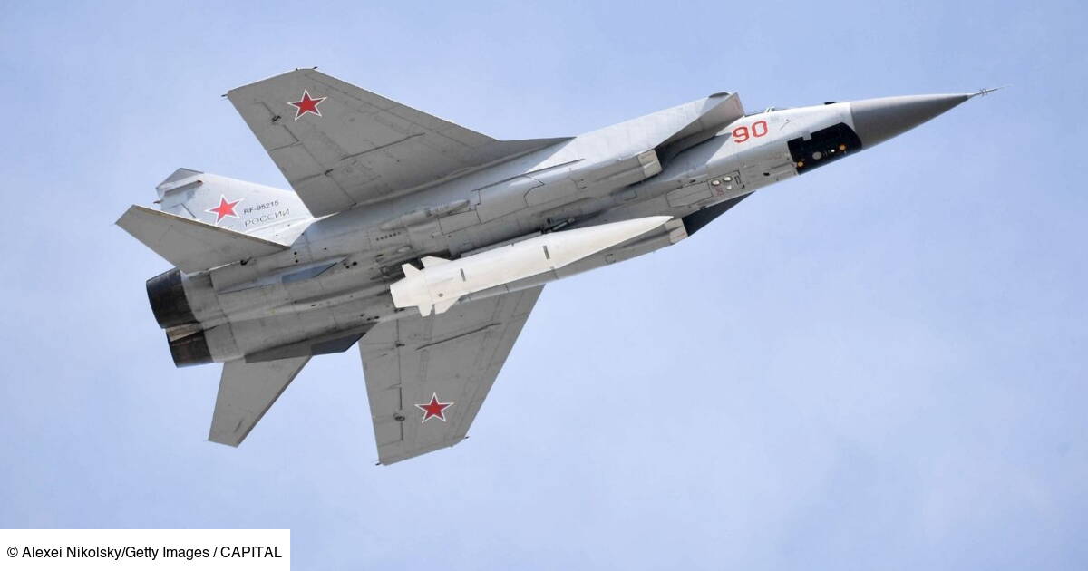 Découvrez le Kinjal, le nouveau missile hypersonique de l'armée russe -  Capital.fr