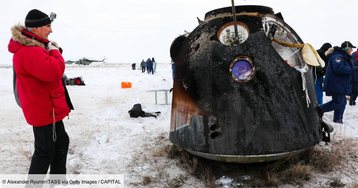 Russie : Roscosmos vend une capsule spatiale Soyouz, une première -  Capital.fr