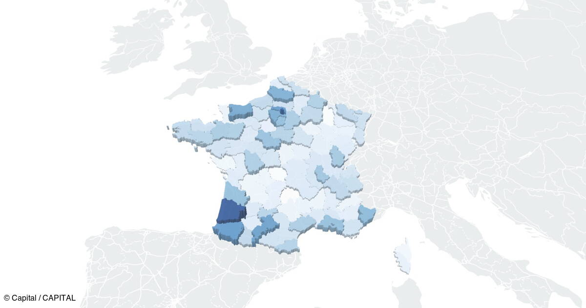 Les Departements Ou L Epidemie Repart Le Plus Vite Notre Carte De France Capital Fr