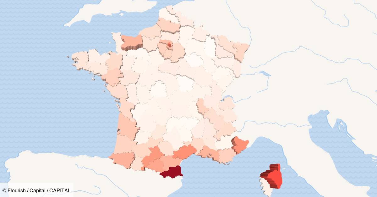 16 Departements Au Dessus Du Seuil D Alerte Notre Carte De France Capital Fr