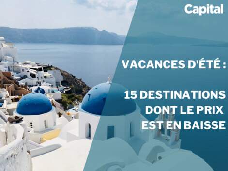 Vacances d'été : Madrid, Venise, Santorin… ces 15 destinations dont le prix est en baisse