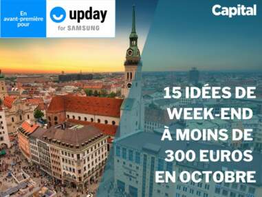 15 idées de week-end à moins de 300 euros en octobre