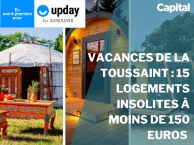 Vacances de la Toussaint : 15 logements insolites à moins de 150 euros à réserver en dernière minute