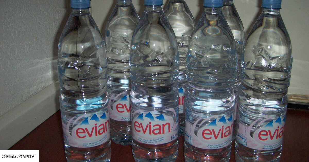 Bouteille d'eau minérale Evian - 33 cl pas cher | Welcome Office