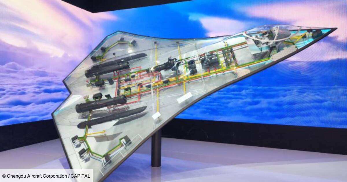 La Chine dévoile le design de son futur avion de chasse furtif