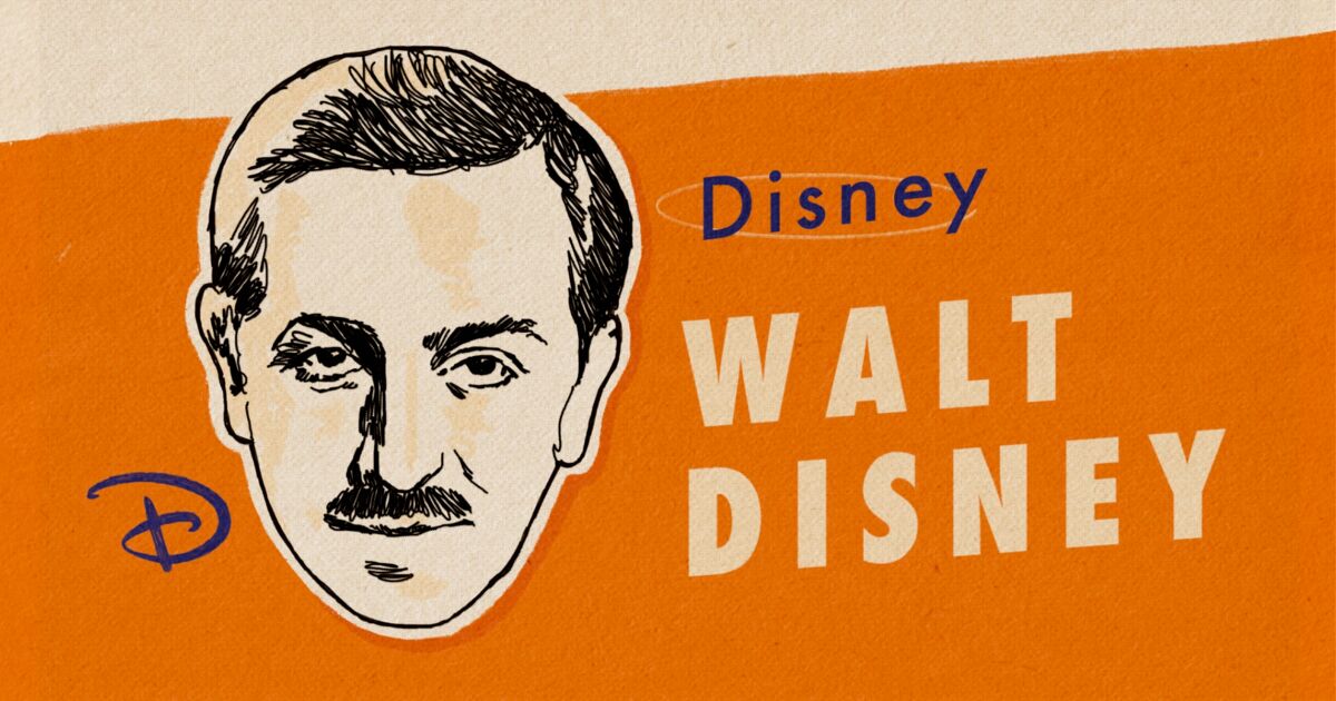 jeune entrepreneur de Walt Disney