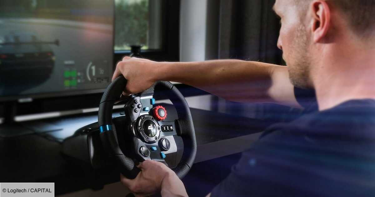 Le célèbre volant de course Logitech pour PS5, PS4 et PC profite de 140  euros de remise chez  