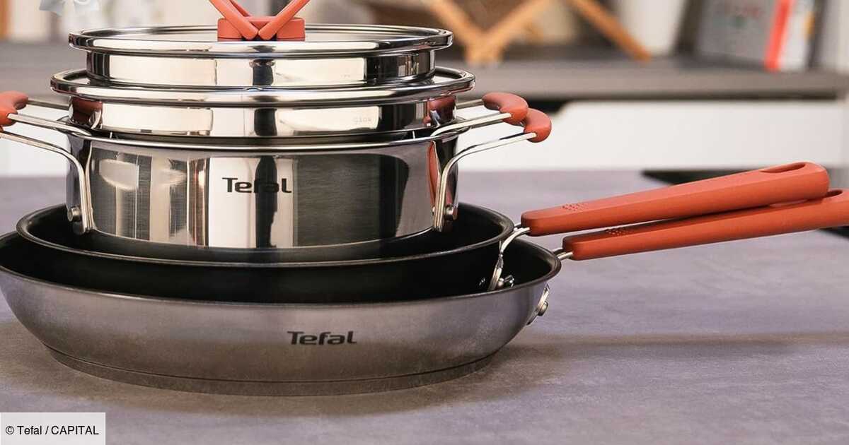 Cdiscount fait trembler la concurrence avec cette batterie de cuisine Tefal  disponible à moins de 60 euros