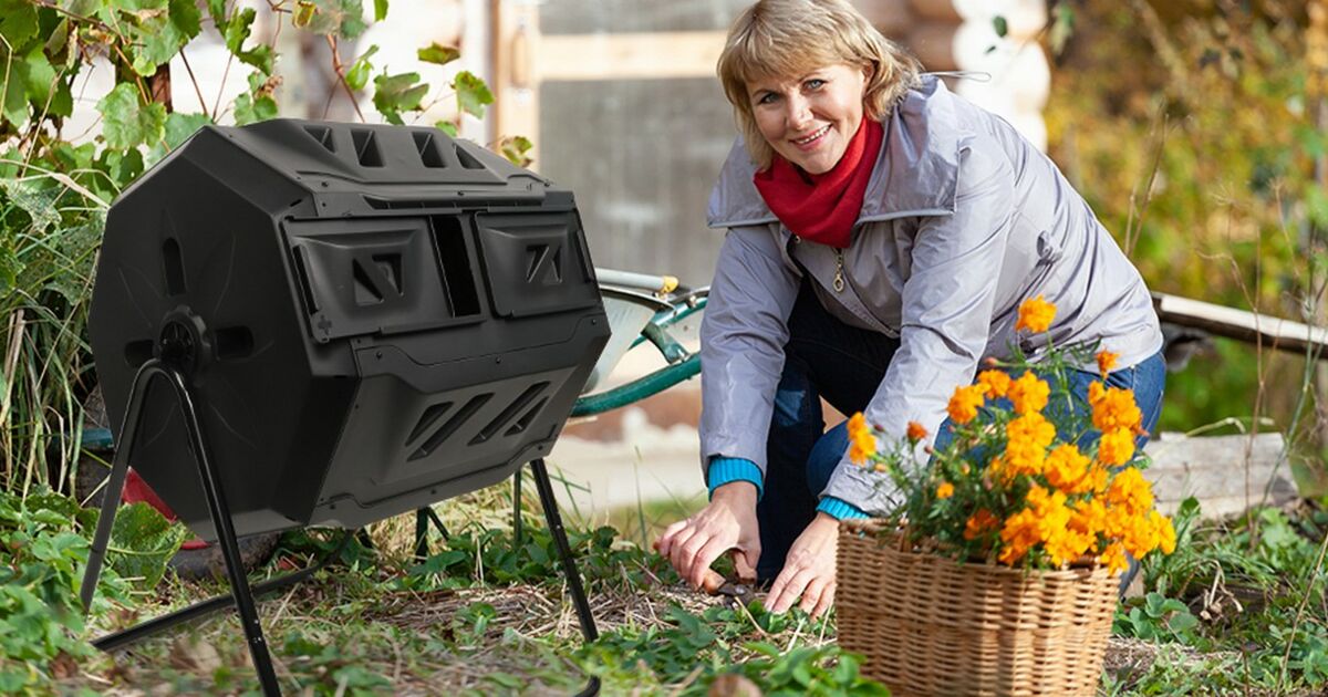 Réduisez vos déchets avec ce composteur de jardin à moins de 60 euros chez   