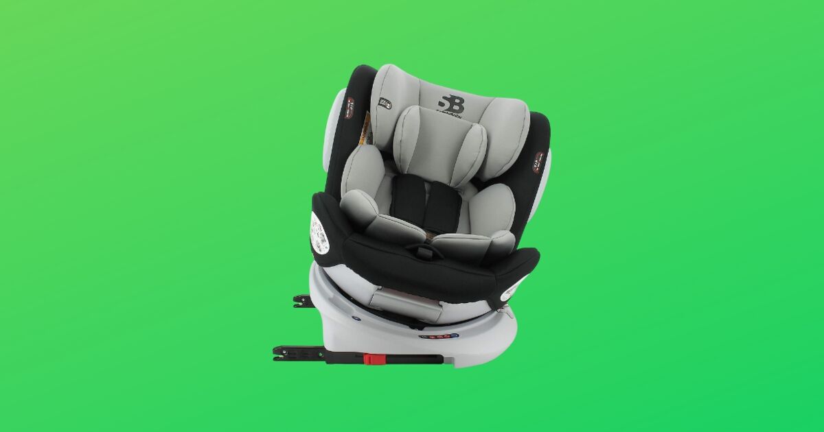 Ce siège-auto évolutif Isofix à prix cassé chez  conviendra pour des  enfants de 0 à 36 kg 
