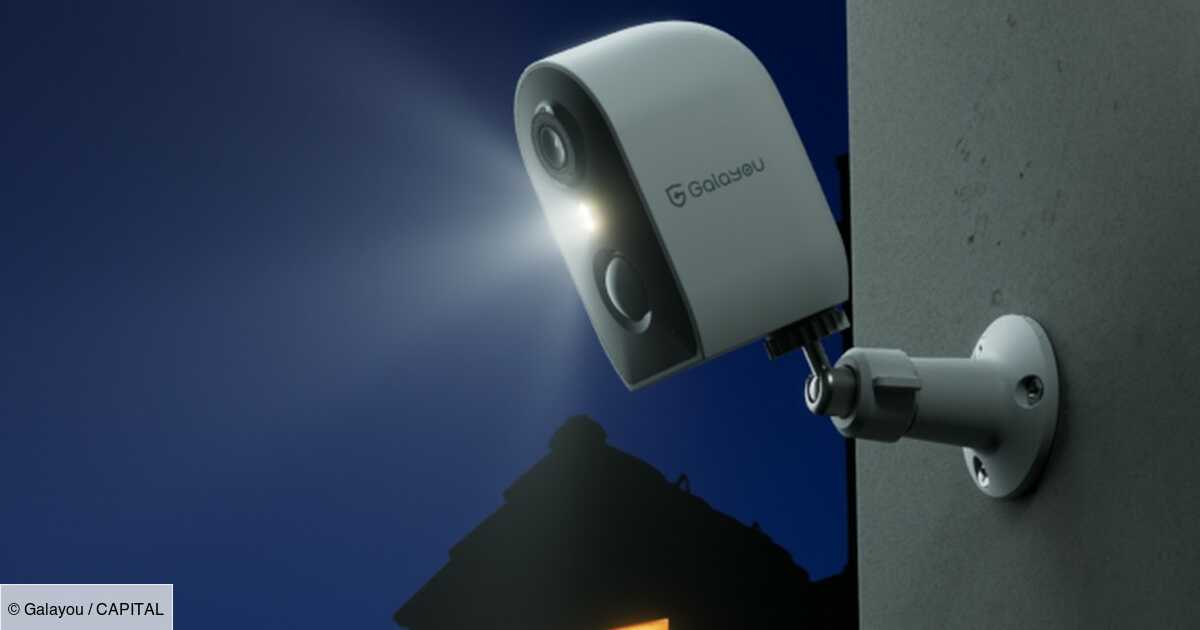 GALAYOU Camera Surveillance WiFi Exterieure sans Fil Batterie - 2K