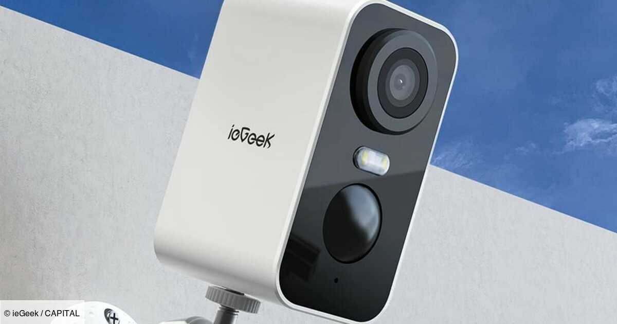 2K Upgrade) ieGeek Caméra Surveillance extérieur WiFi sans Fil