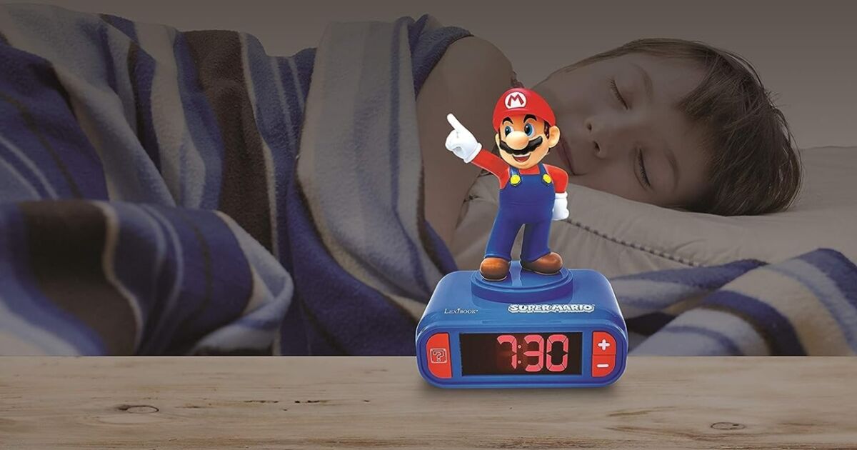  ce réveil Super Mario Nintendo en promotion à 24,99 euros fera une  très bonne idée de cadeau de Noël pour un enfant 